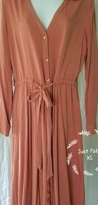 Dusty rose colored dress